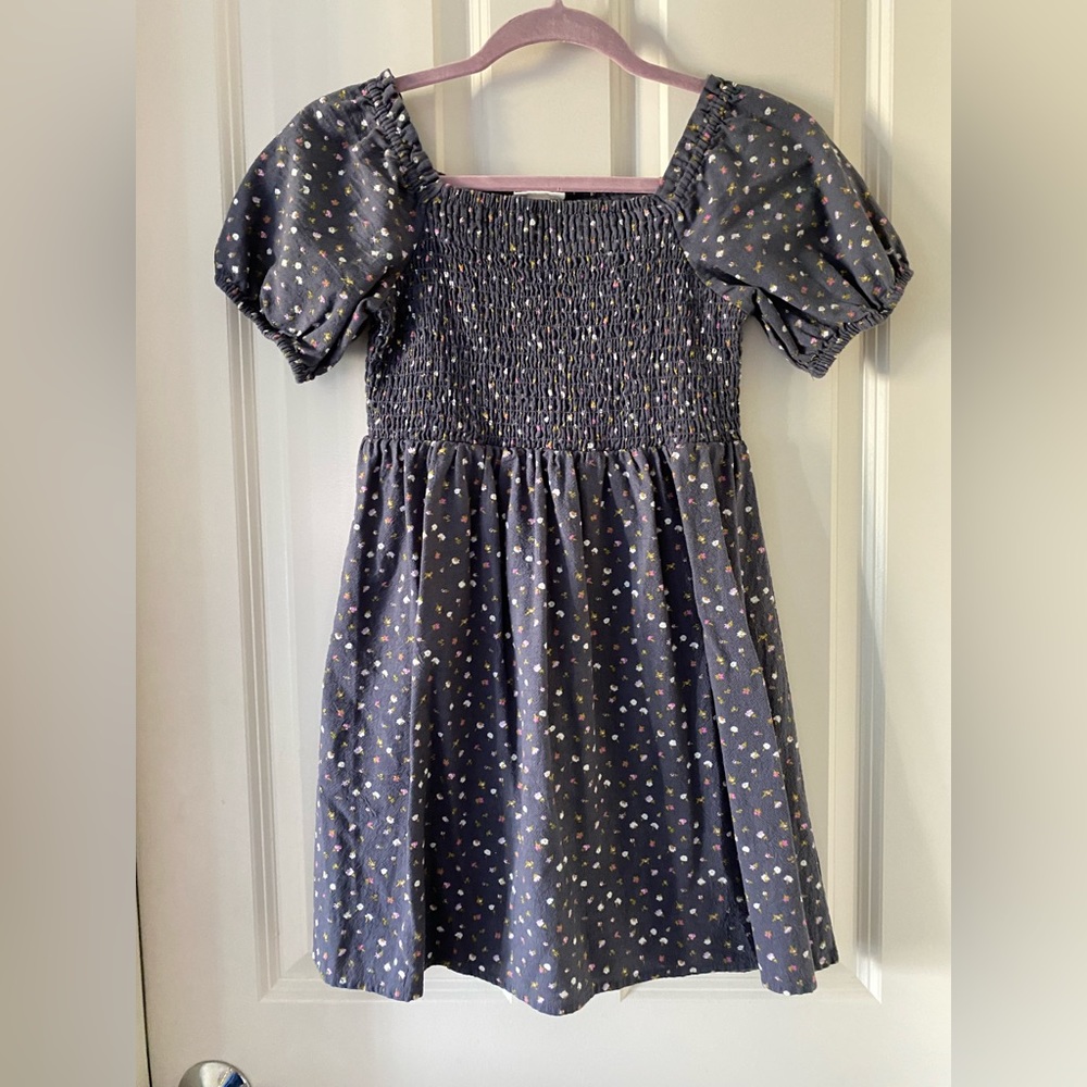 🌸3/$30🌸 Cat and Jack Girls’ Puff Sleeve Floral Smocked Mini Dress 🩵 - Picture 3 of 3